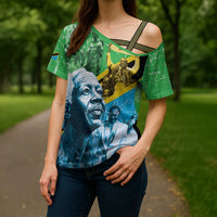 Happy Tanzania Nyerere Day Cross Shoulder Shirt One Nation - One People - Wonder Print Shop