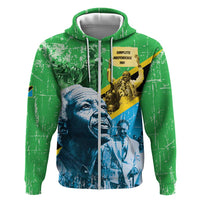Happy Tanzania Nyerere Day Hoodie One Nation - One People - Wonder Print Shop
