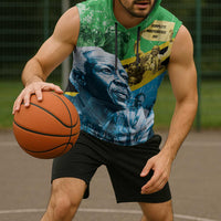 Happy Tanzania Nyerere Day Sleeveless Hoodie One Nation - One People - Wonder Print Shop