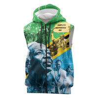 Happy Tanzania Nyerere Day Sleeveless Zip Hoodie One Nation - One People - Wonder Print Shop