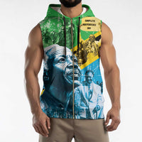 Happy Tanzania Nyerere Day Sleeveless Zip Hoodie One Nation - One People - Wonder Print Shop