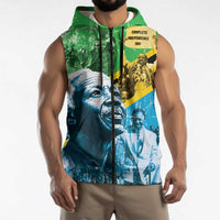 Happy Tanzania Nyerere Day Sleeveless Zip Hoodie One Nation - One People - Wonder Print Shop