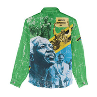 Happy Tanzania Nyerere Day Women Casual Shirt One Nation - One People - Wonder Print Shop