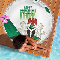 Nigeria Independence Day Beach Blanket Unity and Faith Peace and Progress - Wonder Print Shop