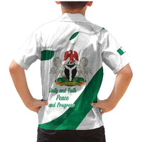 Personalized Nigeria Independence Day Family Matching Mermaid Dress and Hawaiian Shirt Unity and Faith Peace and Progress - Wonder Print Shop