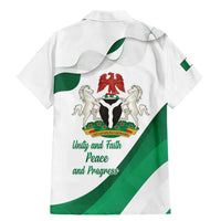 Personalized Nigeria Independence Day Family Matching Mermaid Dress and Hawaiian Shirt Unity and Faith Peace and Progress - Wonder Print Shop