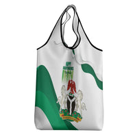 Nigeria Independence Day Grocery Bag Unity and Faith Peace and Progress - Wonder Print Shop