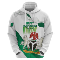 Personalized Nigeria Independence Day Hoodie Unity and Faith Peace and Progress - Wonder Print Shop