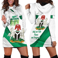Personalized Nigeria Independence Day Hoodie Dress Unity and Faith Peace and Progress - Wonder Print Shop
