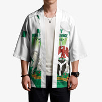 Personalized Nigeria Independence Day Kimono Unity and Faith Peace and Progress - Wonder Print Shop