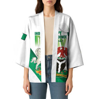 Personalized Nigeria Independence Day Kimono Unity and Faith Peace and Progress - Wonder Print Shop