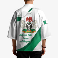 Personalized Nigeria Independence Day Kimono Unity and Faith Peace and Progress - Wonder Print Shop