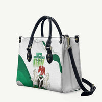 Nigeria Independence Day Leather Bag Unity and Faith Peace and Progress - Wonder Print Shop