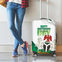 Nigeria Independence Day Luggage Cover Unity and Faith Peace and Progress - Wonder Print Shop
