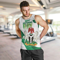 Personalized Nigeria Independence Day Men Tank Top Unity and Faith Peace and Progress - Wonder Print Shop