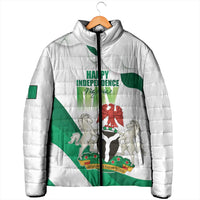 Personalized Nigeria Independence Day Padded Jacket Unity and Faith Peace and Progress - Wonder Print Shop