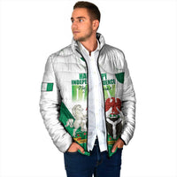 Personalized Nigeria Independence Day Padded Jacket Unity and Faith Peace and Progress - Wonder Print Shop