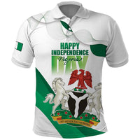 Personalized Nigeria Independence Day Polo Shirt Unity and Faith Peace and Progress - Wonder Print Shop