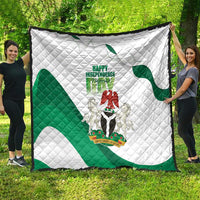 Nigeria Independence Day Quilt Unity and Faith Peace and Progress - Wonder Print Shop