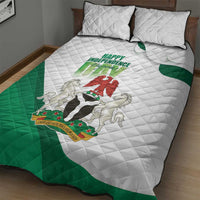 Nigeria Independence Day Quilt Bed Set Unity and Faith Peace and Progress - Wonder Print Shop
