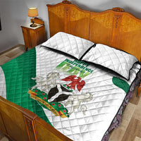 Nigeria Independence Day Quilt Bed Set Unity and Faith Peace and Progress - Wonder Print Shop