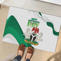 Nigeria Independence Day Rubber Doormat Unity and Faith Peace and Progress - Wonder Print Shop