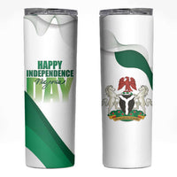 Personalized Nigeria Independence Day Skinny Tumbler Unity and Faith Peace and Progress - Wonder Print Shop