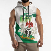 Personalized Nigeria Independence Day Sleeveless Hoodie Unity and Faith Peace and Progress - Wonder Print Shop