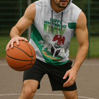 Personalized Nigeria Independence Day Sleeveless Hoodie Unity and Faith Peace and Progress - Wonder Print Shop