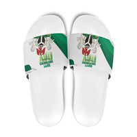 Nigeria Independence Day Slide Sandals Unity and Faith Peace and Progress - Wonder Print Shop