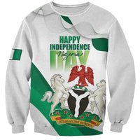 Personalized Nigeria Independence Day Sweatshirt Unity and Faith Peace and Progress - Wonder Print Shop