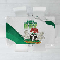 Nigeria Independence Day Tablecloth Unity and Faith Peace and Progress - Wonder Print Shop