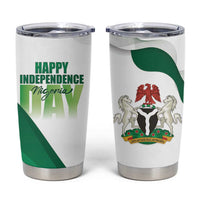 Personalized Nigeria Independence Day Tumbler Cup Unity and Faith Peace and Progress - Wonder Print Shop