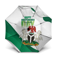 Nigeria Independence Day Umbrella Unity and Faith Peace and Progress - Wonder Print Shop