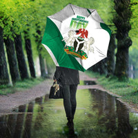 Nigeria Independence Day Umbrella Unity and Faith Peace and Progress - Wonder Print Shop