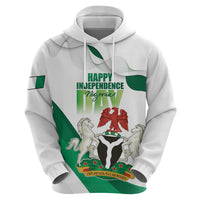 Personalized Nigeria Independence Day Zip Hoodie Unity and Faith Peace and Progress - Wonder Print Shop