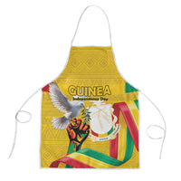 Guinea Independence Day Apron Coat Of Arms With African Pattern - Wonder Print Shop