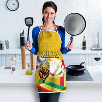 Guinea Independence Day Apron Coat Of Arms With African Pattern - Wonder Print Shop