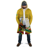 Personalized Guinea Independence Day Cloak Coat Of Arms With African Pattern - Wonder Print Shop