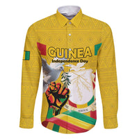 Personalized Guinea Independence Day Family Matching Short Sleeve Bodycon Dress and Hawaiian Shirt Coat Of Arms With African Pattern - Wonder Print Shop