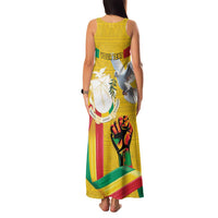 Personalized Guinea Independence Day Family Matching Tank Maxi Dress and Hawaiian Shirt Coat Of Arms With African Pattern - Wonder Print Shop