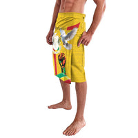 Personalized Guinea Independence Day Lavalava Coat Of Arms With African Pattern - Wonder Print Shop