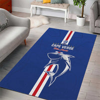 Cape Verde Football Area Rug Go Champions Blue Sharks - Wonder Print Shop