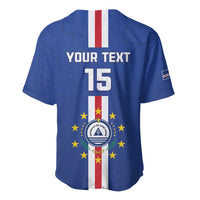 Custom Cape Verde Football Baseball Jersey Go Champions Blue Sharks - Wonder Print Shop