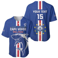 Custom Cape Verde Football Baseball Jersey Go Champions Blue Sharks - Wonder Print Shop