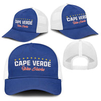 Cape Verde Football Baseball Net Cap Go Champions Blue Sharks - Wonder Print Shop