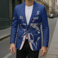 Custom Cape Verde Football Blazer Go Champions Blue Sharks - Wonder Print Shop
