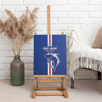 Cape Verde Football Canvas Wall Art Go Champions Blue Sharks - Wonder Print Shop