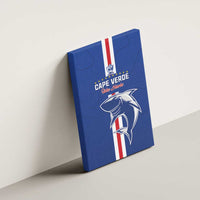 Cape Verde Football Canvas Wall Art Go Champions Blue Sharks - Wonder Print Shop