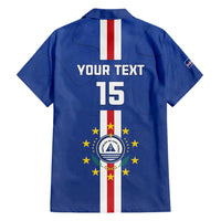 Custom Cape Verde Football Family Matching Puletasi and Hawaiian Shirt Go Champions Blue Sharks - Wonder Print Shop
